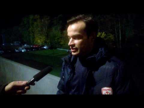 La réaction du coach de l'ASNL Vincent Hognon après la laborieuse qualification à Forbach en Coupe de France (0-1)