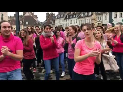 Besançon : Pour octobre rose, les étudiants en médecine et pharmacie se mobilisent contre le cancer du sein