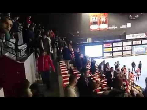 BESANCON EVACUATION PALAIS DES SPORTS MATCH HAND FEMININ