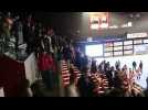 BESANCON EVACUATION PALAIS DES SPORTS MATCH HAND FEMININ