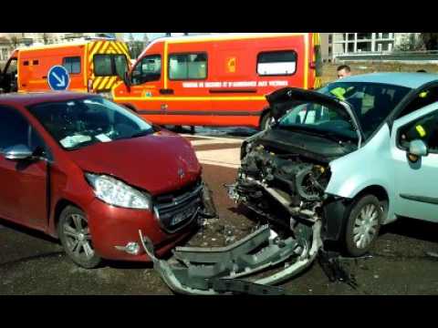 Nancy Collision frontale bd insurrection ghetto varsovie 3 blesses