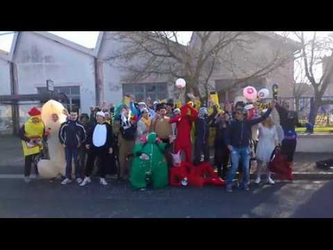 Lunéville : Un percent  très coloré au lycée Boutet de...