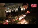 Nancy : les étudiants dans le recueillement place Stanislas