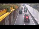 Meurthe-et-Moselle Tracteurs sur l'autoroute et embouteillages - Label : L'Est Républicain - Category : News