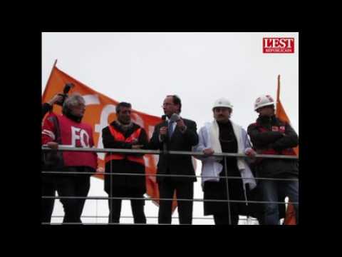 Florange François Hollande  : "je suis venu vous dire"