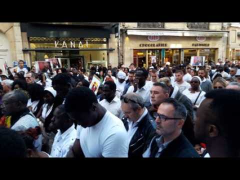 Une minute de silence en hommage à de Mamadou-Lamine Dhiedhiou, tué il y a une semaine à Besançon