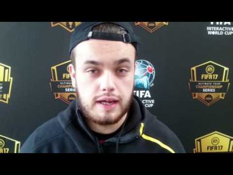 Corentin Chevrey d'Ornans en finale mondiale de Fifa 17 XBox à Berlin