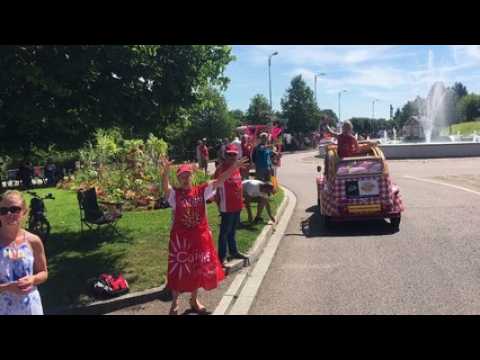 Tour de France 2017 5e étape ambiance caravane dans les Vosges