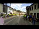 Bicqueley (54) en jaune fluo pour la Tour de France