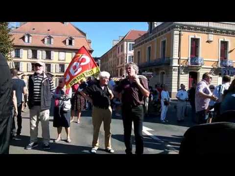 BELFORT MANIF SOUTIEN ALSTOM INTERNATIONALE