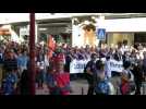 Belfort Manif soutien Alstom Elus en tête