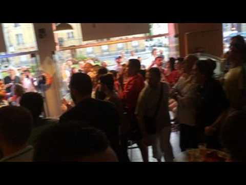 Nancy : supporters français et portugais ensemble à...