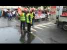 Nancy : manif pluvieuse contre la loi...