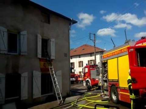 Violent incendie à Haroué...
