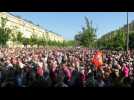 Manif Alstom Belfort Le lion rugit