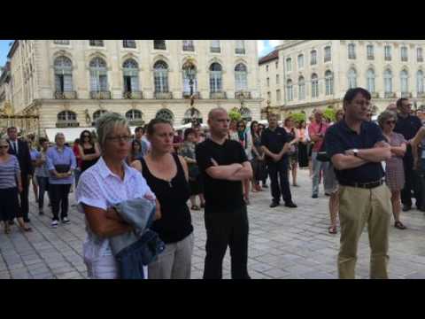 Nancy : Minute de silence place Stanislas, en hommage aux victimes de l'attentat de Nice