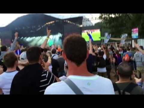 EUROCKEENNES 2016 Le but d'Olivier Giroud depuis la Grande scène