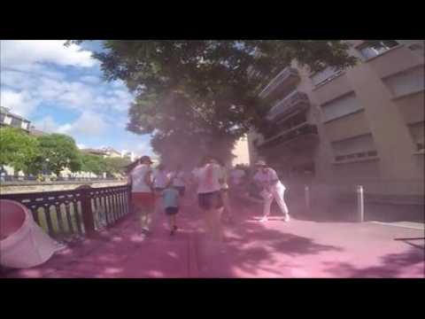 Première course colorée à Belfort sous le soleil...