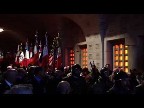Centenaire de la bataille de Verdun. Messe à l'ossuaire de Douaumont