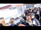 Hommage du collège Aubrac à Pontarlier après le drame du car scolaire à Montflovin