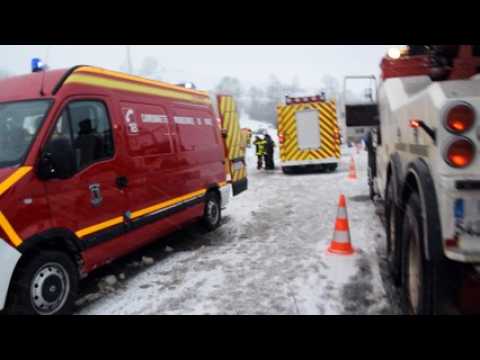 Accident de car scolaire à Montflovin, deux collégiens morts