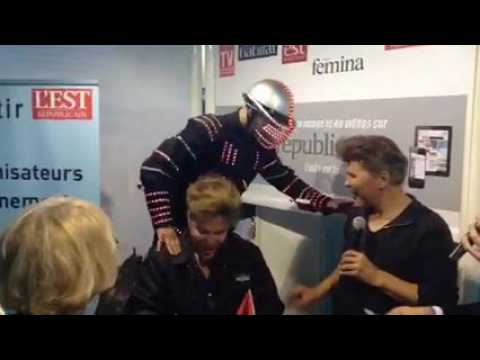 Igor et Grichka Bogdanoff invites de l'Est Republicain a la Foire internationale de...