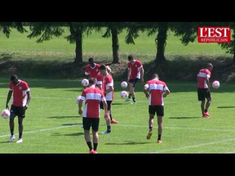 Reprise ce matin des joueurs de l'AS Nancy Lorraine