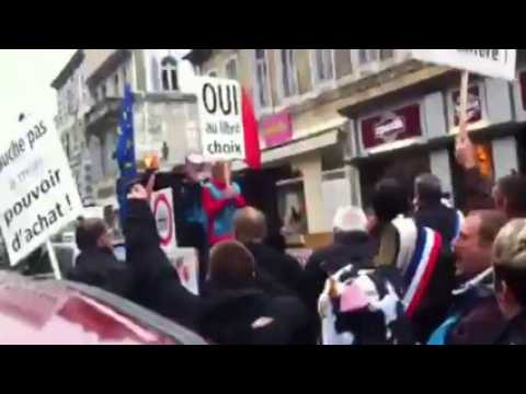 Pontarlier : 5.000 personnes dans la rue pour le maintien  de l'assurance frontalière