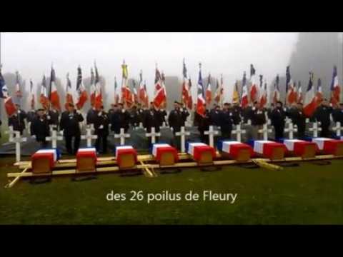 Les poilus de Fleury inhumés à Douaumont