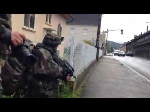 Opération militaire Jura 2013 dans Pontarlier (2/4)