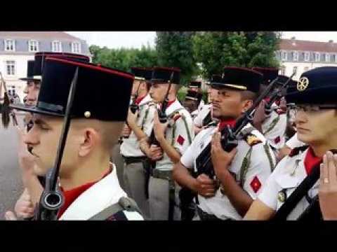 Ceremonie de dissolution du 8 RA a...