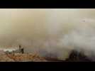 Incendie spectaculaire d'un entrepôt agricole à Amance (70) (3/3)