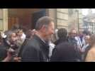 Bar-le-Duc : le gagnant des élections Bertrand Pancher arrive à l'hôtel de ville