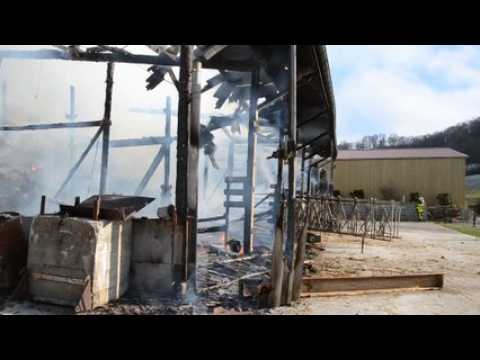Haut-Doubs : incendie d'une ferme à Aubonne (2/2)