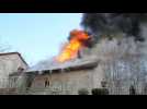 Violent incendie à Jougne (2/3)
