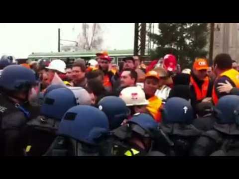 Florange : les salariés délogés