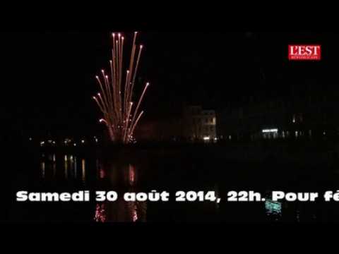 Besançon : un feu d'artifice pour le tram