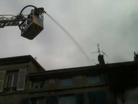 Incendie en plein centre ville de Verdun