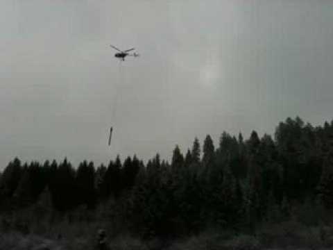 Pontarlier : élaguer par hélicoptère