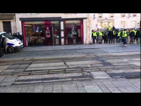 Nancy : premières sommations lors de l'acte X des gilets jaunes