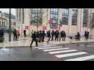 Bar-le-Duc : CRS et gilets jaunes boulevard de La Rochelle - Label : L'Est Républicain - Category : News