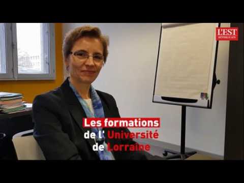 Sabine Chaupain-Guillot, vice-présidente du conseil de la formation présente les formations de l'université de Lorraine