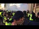 Acte X : les gilets jaunes repoussés par les forces de l'ordre derrière la marie de Nancy