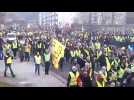 Les gilets jaunes de Besan&ccedil;on sur l'avenue Goulard - Label : L'Est Républicain - Category : News