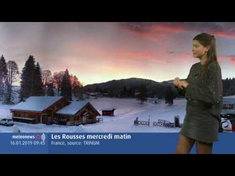 La météo de ce jeudi 17 janvier 2019 en Lorraine et en Franche-Comté : neige et pluie attendues