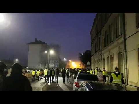 Bar-le-Duc : les gilets jaunes se replient vers la gare