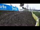 Championnat de France de cyclocross :  le franc comtois Quentin Bourg est en tête de la course juniors