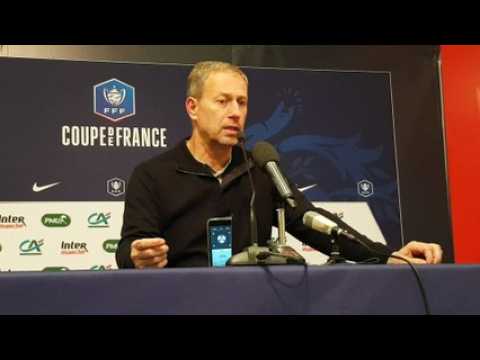 La réaction d'Alain Perrin après l'élimination de l'ASNL contre Guingamp en 16e de finale de la Coupe de France (1-2 AP)