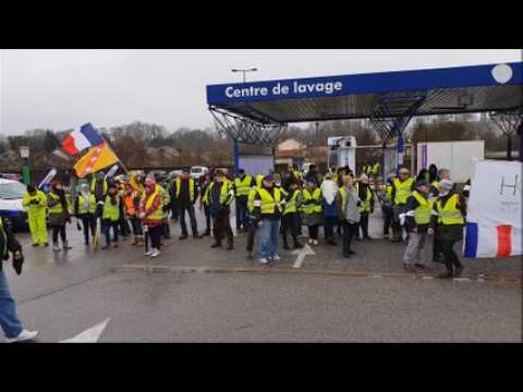 La marche blanche des gilets jaunes de Lunéville