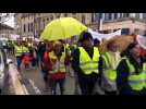 Les gilets jaunes de Bar-le-Duc défilent dans les rues du centre-ville